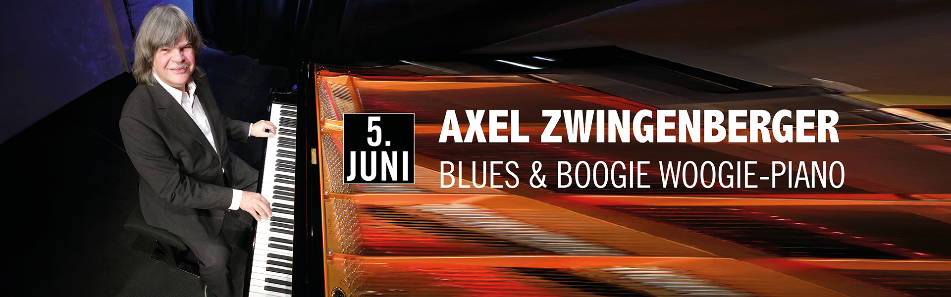05.06.2026 20.00 Axel Zwingenberger - Blues & Boogie Woogie-Piano
