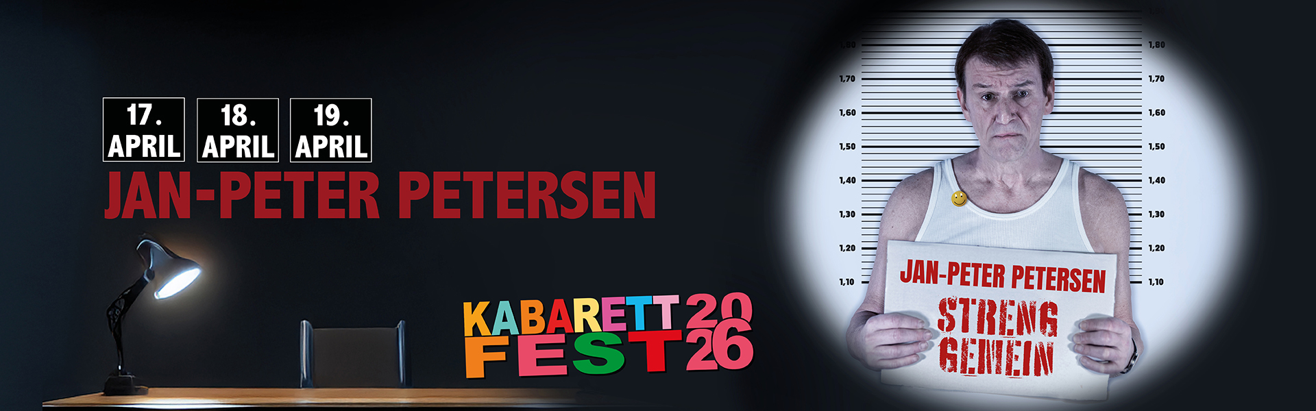 19.04.2026 19.00 Jan-Peter Petersen - streng gemein