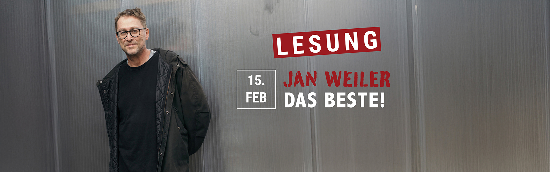 15.02.2026 19.00 Jan Weiler - Das Beste!